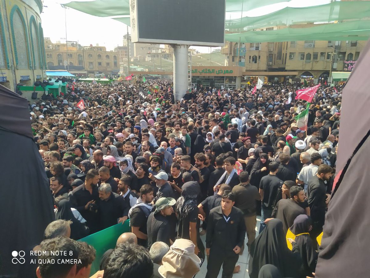 rohalla_ajamyan's tweet photo. ما زائران اربعین، ادامه‌دهندگان راهی هستیم که با خون حسین (ع) رنگین شد.

#یا_لثارات_الحسین
 #ملت_حسینی https://t.co/VX40QdZ70n