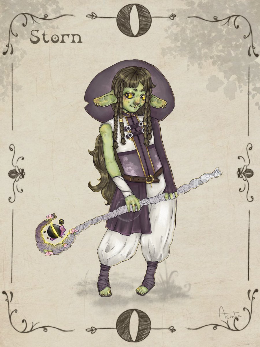 acerora_art's tweet photo. Baby goblin maga chegou ao mundo🥺💚💜

#rpg  #goblin #digitalart https://t.co/ixuppp4fLb