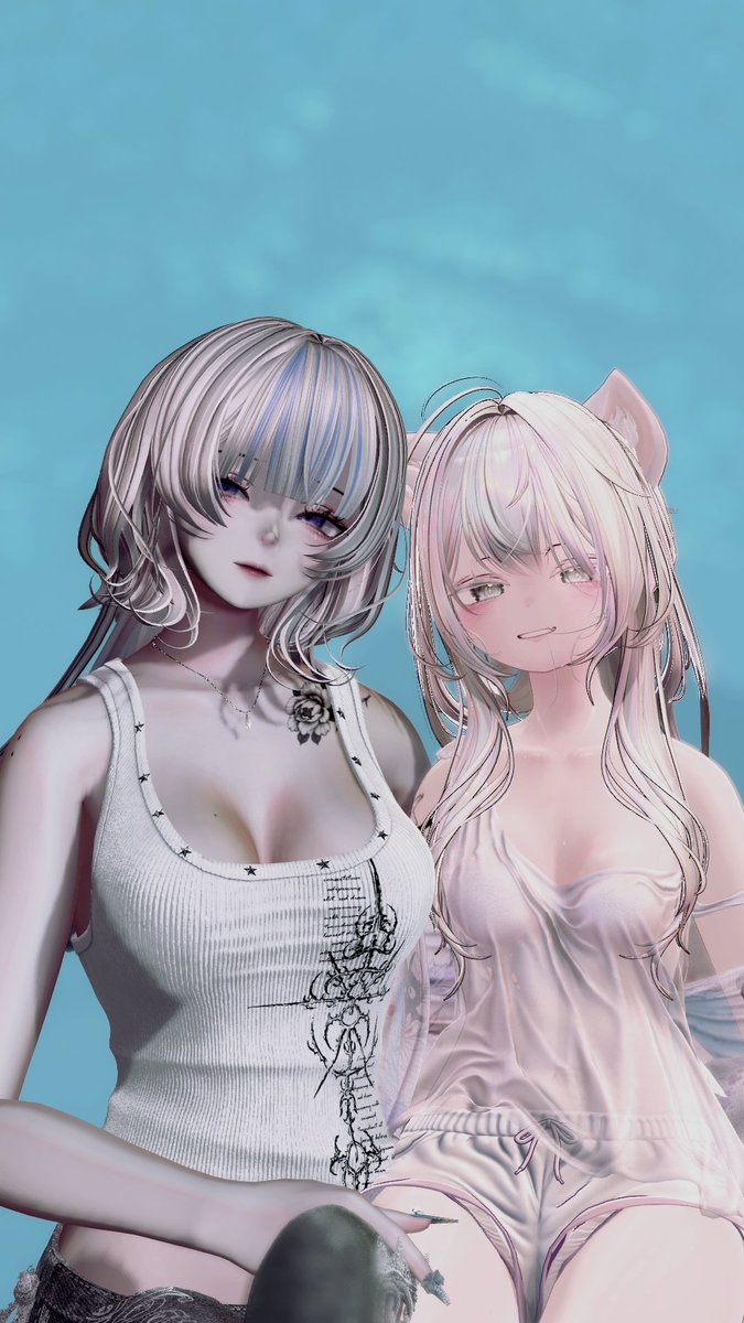 NAN_RO_'s tweet photo. あたしの姉です𓂃 🫧🤍
#Shinra_3D #Sio_3D https://t.co/rg9v4IXnKD
