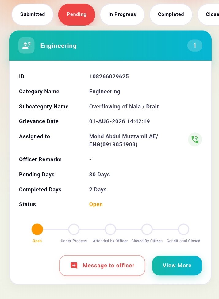 dipak333y's tweet photo. @GHMCOnline Good work done by this yousufguda AE complaint given month ago of street lights and 3 days ago about drainage over flow same Engineer no Response @CommissionrGHMC @GHMCOnline @EE_Yousufguda @revanth_anumula @Arvindharmapuri @ZC_Khairatabad https://t.co/o4jGxWOSel