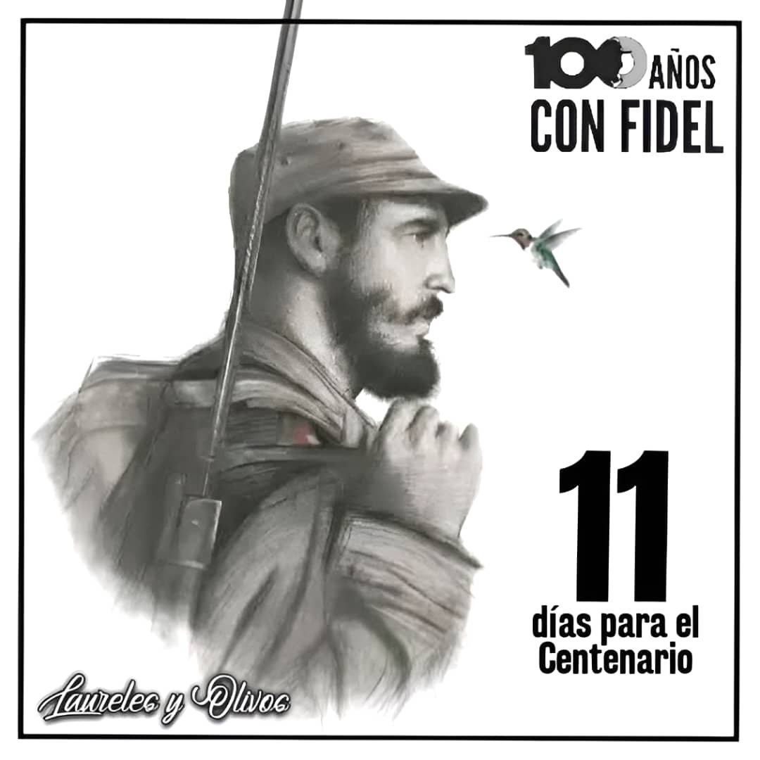 AlfreMene37409's tweet photo. #100AñosConFidel: “No albergo la menor duda de que nuestro pueblo y nuestra Revolución lucharán hasta la última gota de sangre para defender estas y otras ideas y medidas que sean necesarias para salvaguardar este proceso histórico.” @JHGcasanova https://t.co/nRinjOR4Kr