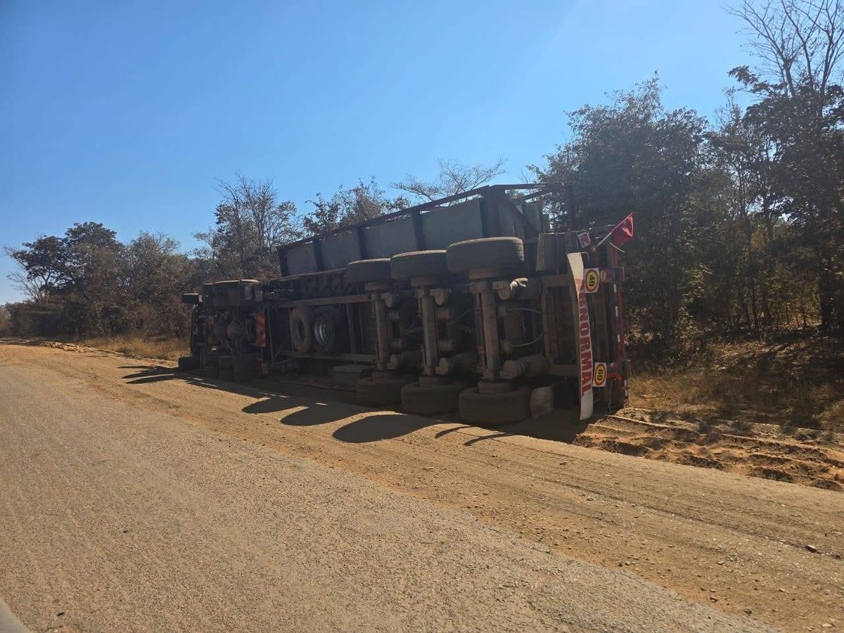 CrimeWatchZW's tweet photo. Here's my personal account of driving on the Bulawayo to Victoria Falls.

Let me say that upon arrival back in Bulawayo I will need a Physiotherapist, a Chiropractor & a deep tissue massage. The road is that bad. It is horrendous! Awful! Disgusting! It's shameful that Zimbabwe would call this a National highway. 

This is Non- road. Sometimes we came to a complete stop because there was a lorry coming towards us. The drop offs onto the gravel are quite sharp & deep. We did drive on the sides often but the holes on the sides are huge. So, my report is "Be prepared mentally for a 5 hour journey from Bulawayo to Hwange main camp. 

Take food & drinks, have a good music selection & just drive.

📸Shereen Thompson, Facebook