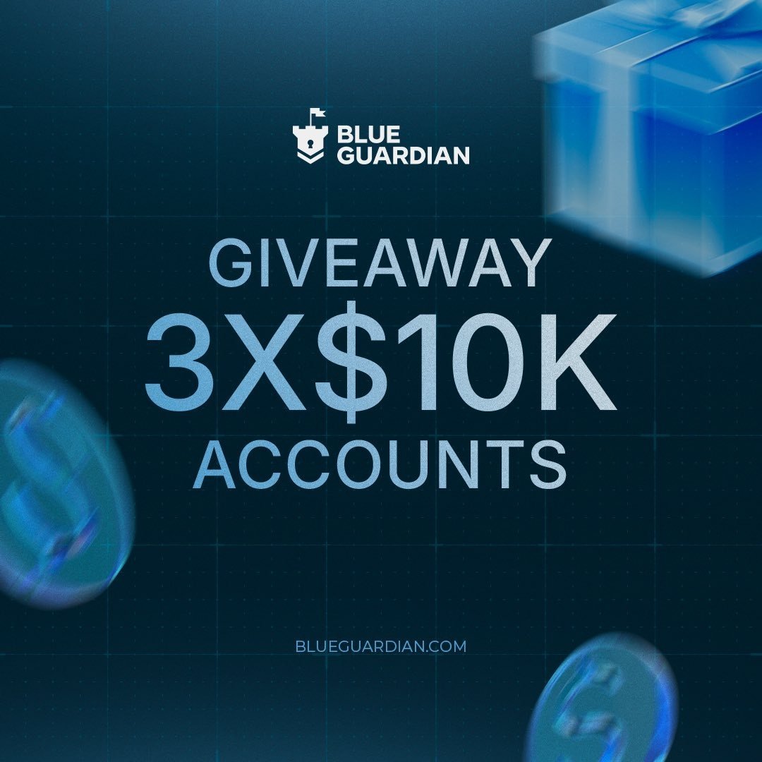 DANHAJIYAFX1's tweet photo. GIVEAWAY WITH  BLUEGUARDIAN 

3x10K GIVEAWAY @BlueGuardiancom accounts

Must Follow
1️⃣@danhajiyafx1
2️⃣@BlueGuardiancom 
3️⃣@BouterFx 
4️⃣@Jalo_Trader
5️⃣@mrsharif112
Like and Retweet this post
Tag 3 traders you know 
Join discord https://t.co/9so41y6Vv4

Repost pinned post https://t.co/LIJfw9NpM2