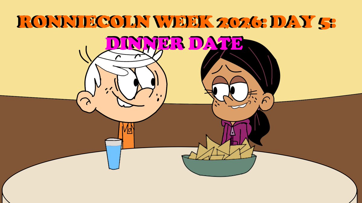 Maximil21887987's tweet photo. Ronniecoln Week 2026: Day 5 - Dinner Date #TheLoudHouse #TheCasagrandes #LincolnLoud #RonnieAnneSantiago #Ronniecoln #RonniecolnWeek2026 #TheLoudHouseFanart #TheCasagrandesFanArt #RonniecolnWeek https://t.co/Cs2GoXxWdb