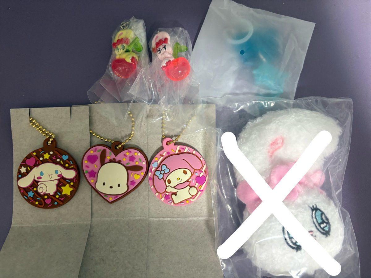 syty_____xx's tweet photo. 【交換 / 譲渡】
サンリオ / エスターバニー 

譲 画像内
求 同種 > 異種 クロミ / ラベンダーバニー 

お気軽にお声掛けください。

ふわふわフロッキーマスコット / ミャクミャクなりきりアクリルチャーム / きらきらビーズチャーム / クリアクリームソーダめじるしラバーチャーム https://t.co/uBwQTIFdqw