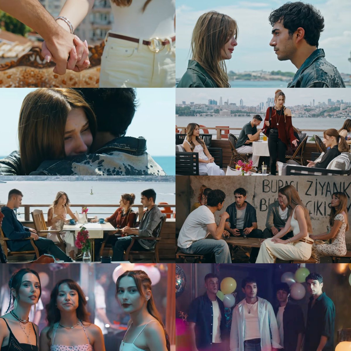 infinitydmoon's tweet photo. I love the bond between them, how they support and protect each other MY PEOPLE 🥹🫂🧿
#EmNaz #MerDur #SadLin
#altıüstüistanbul https://t.co/WCzgvBPG5k