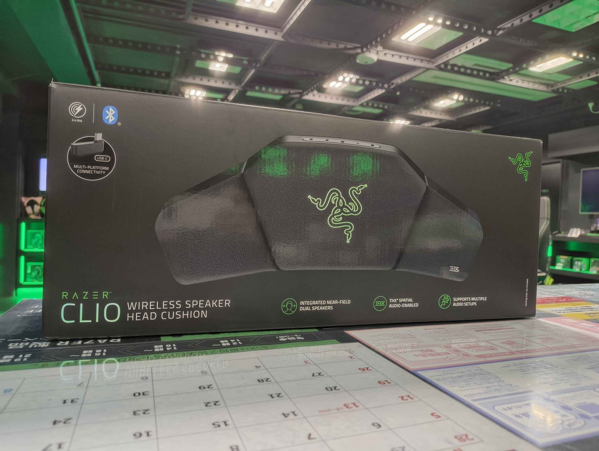 RAZER STORE】 🔊ワイヤレススピーカーヘッドクッション🔊 『RAZER