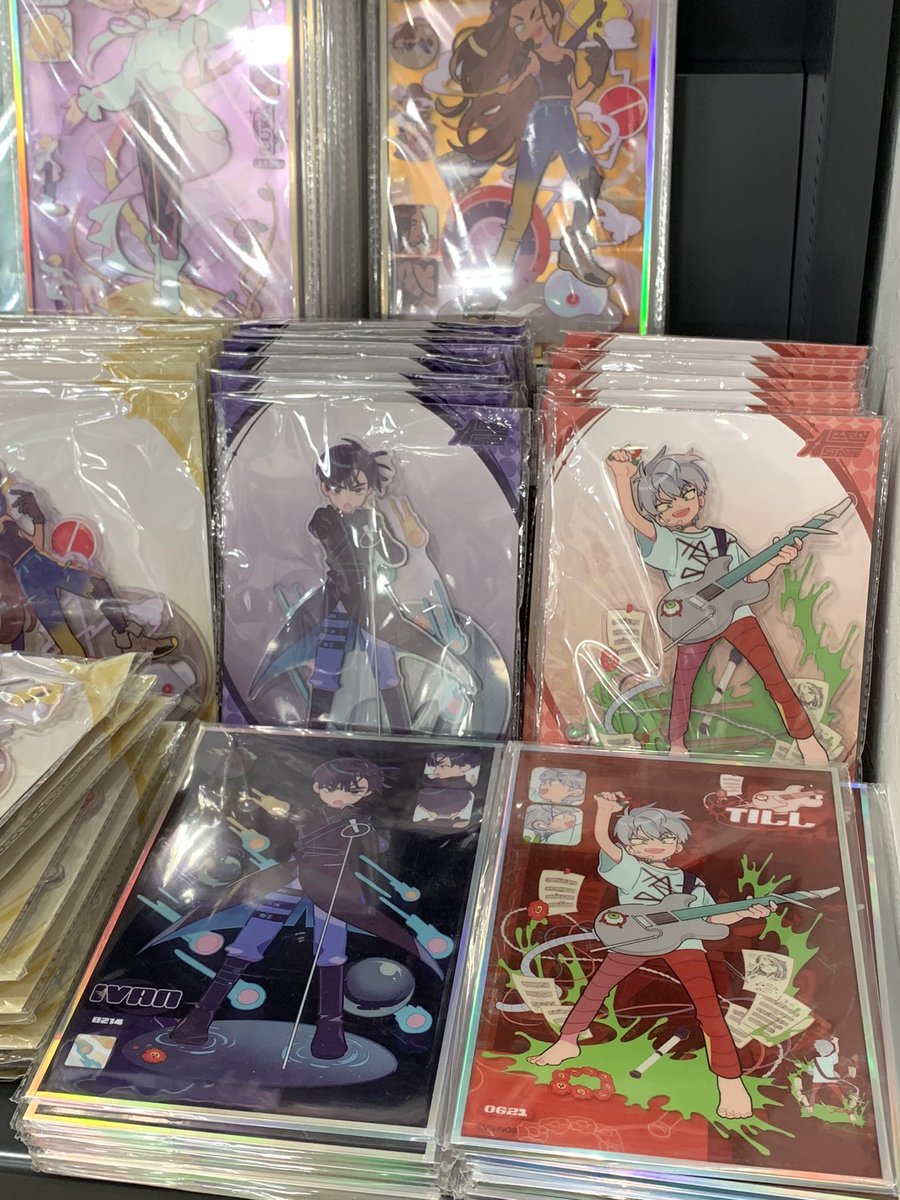 Kino_Comic's tweet photo. 【１階　MANGA selection】
エイリアンステージのグッズに再入荷が有りました。
お品切れしていたIVANさんやTILLさんのグッズ、ランダムフィギュアなど、若干数ではありますが復活しております。
※１階のサンリオさんのお向かい、19時閉店の売場です。
※恐れ入りますがお取り置きや在庫数のお問い合わせは承れません。ご承知おき下さいませ。
#ALNST