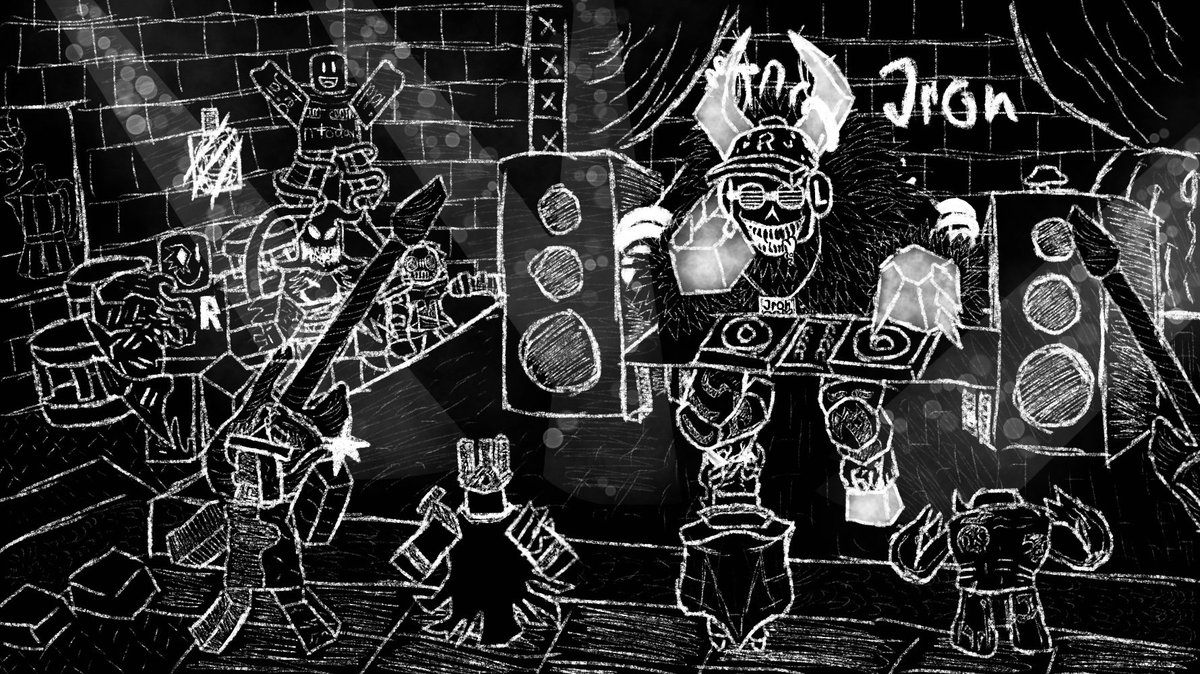 PuppetMaster_64's tweet photo. My second entry for the Forsaken Loading Screen Contest!

It's based on Noob and Sixer's lore with The Iron Cafe (and Rave Sixer having an Iron Cafe lanyard)

Roblox: PuppetMasterAr2nd

Discord: puppetmaster_ar

#ForsakenLoadingContest

#forsaken #forsakenart #forsakenroblox https://t.co/URKInZQyxJ