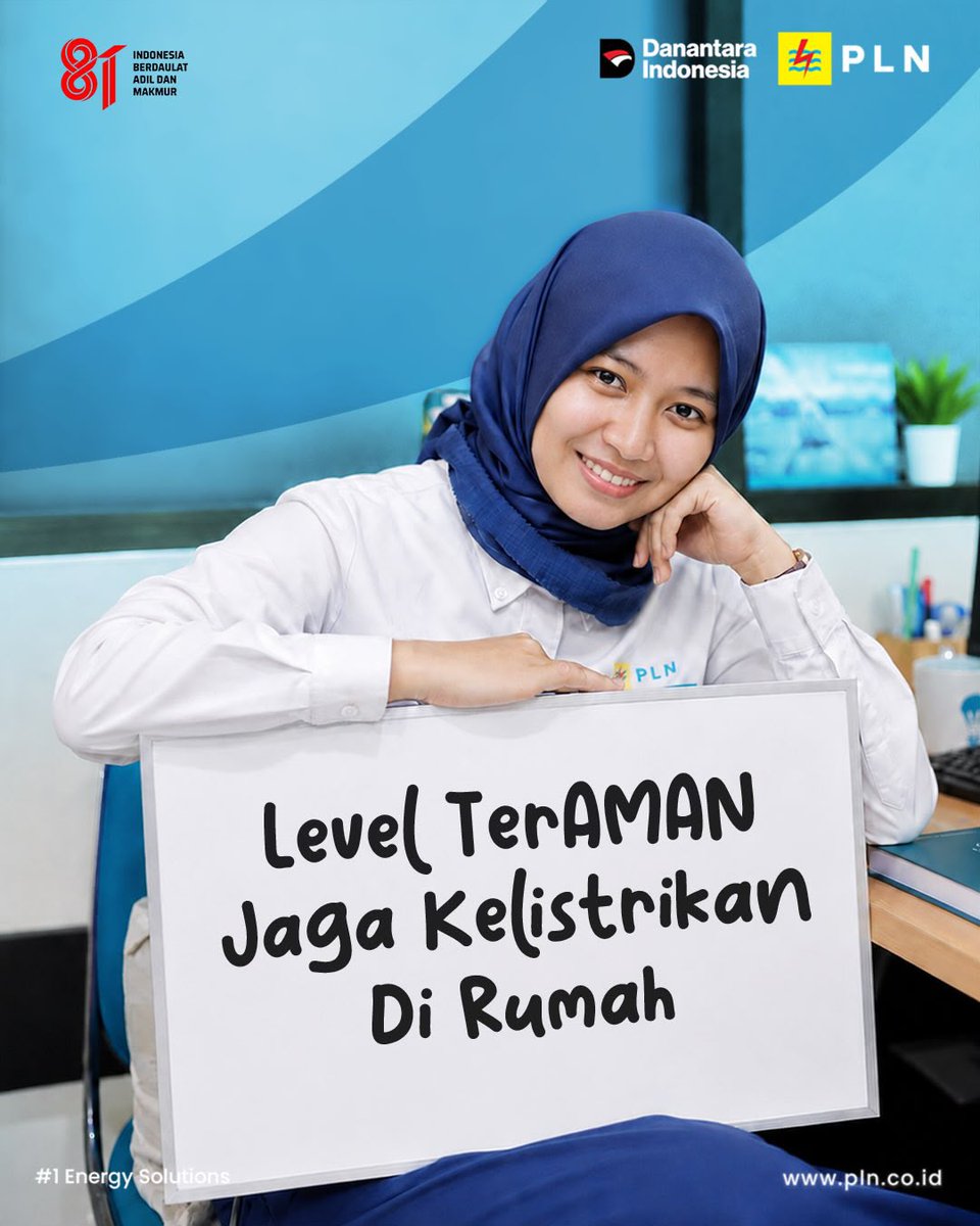 electrizen_JMB's tweet photo. Seberapa AMAN kebiasaanmu dalam menjaga kelistrikan di rumah? ⚡

Swipe untuk cek, lalu mulai terapkan langkah-langkah sederhana agar rumah tetap aman dan nyaman.

#PLN #PLNUntukSemua #PLNUntukIndonesia https://t.co/0PTQVytCMM