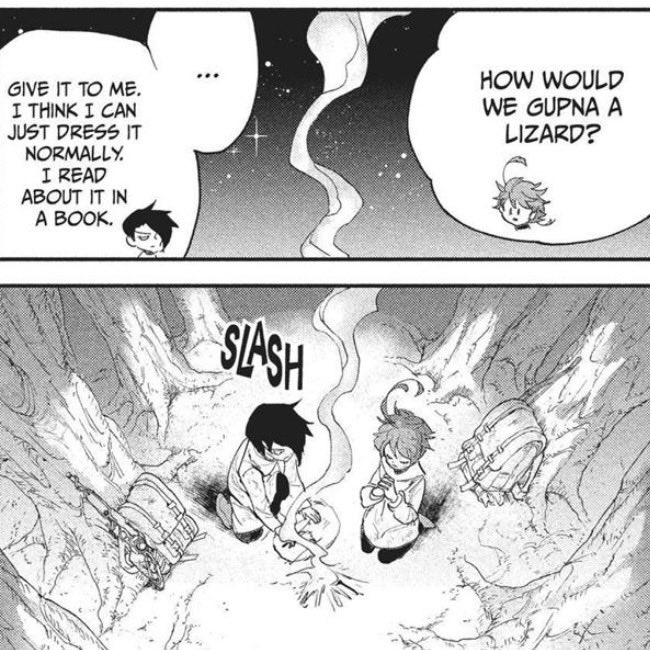 dailyrayxemma's tweet photo. Emma still remembers everything she learned in the demon world, she just doesn’t remember she did it all alongside Ray https://t.co/2pZQp8ToYu