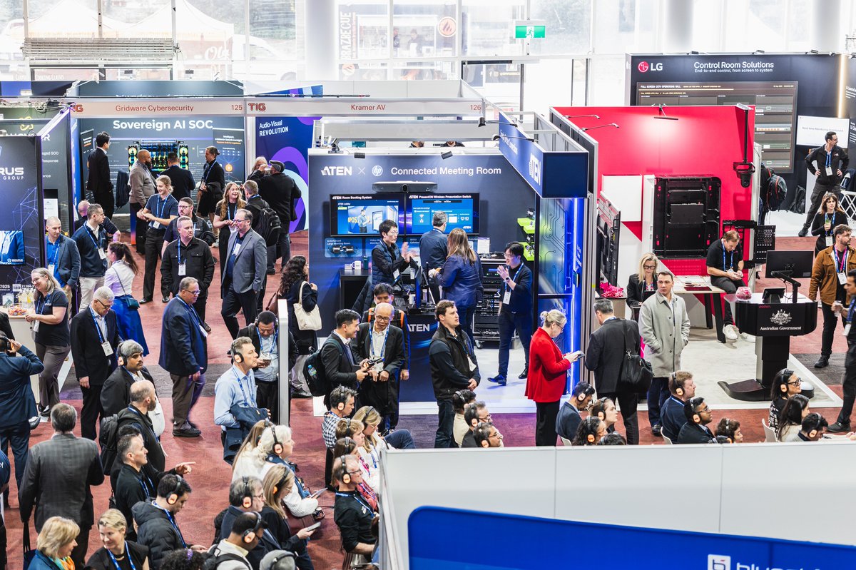 Techingov_AU's tweet photo. The #TechinGov expo floor is buzzing! 

The NCC hall is packed with leaders exploring new tech solutions.

It’s not too late to join the ongoing event! Head down and grab a pass now!

Gov attends free https://t.co/iIlOxqaZtm

#Techingov https://t.co/8hVSTdcaSO