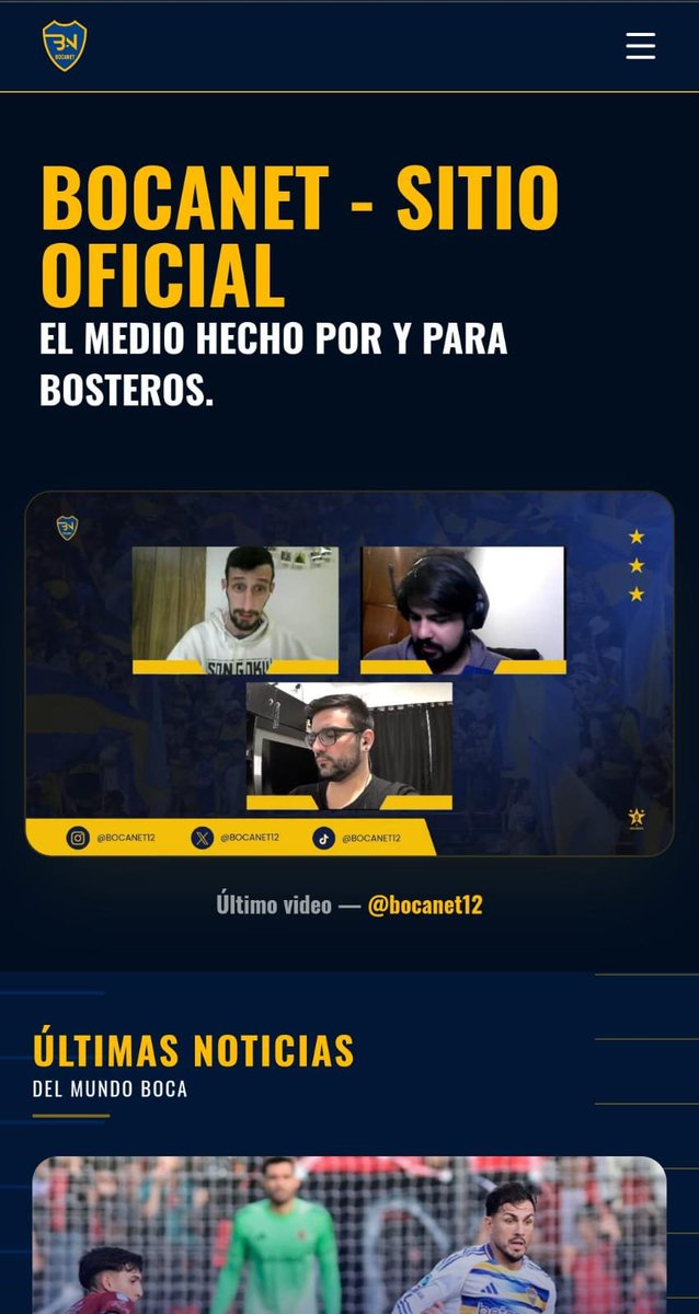 bocanet12's tweet photo. 🚨 NUEVO SITIO WEB DE BOCANET 🚨

📱 A partir de este momento podés estar al tanto de todas las novedades del Mundo Boca a través de nuestro Sitio Web.

🆕 Resultados, reseñas, historias y más del club más lindo del mundo 🇸🇪

Ya podés ingresar con el link que te dejamos acá abajo 👇🏼👇🏼👇🏼
https://t.co/FZ20dzDYwL