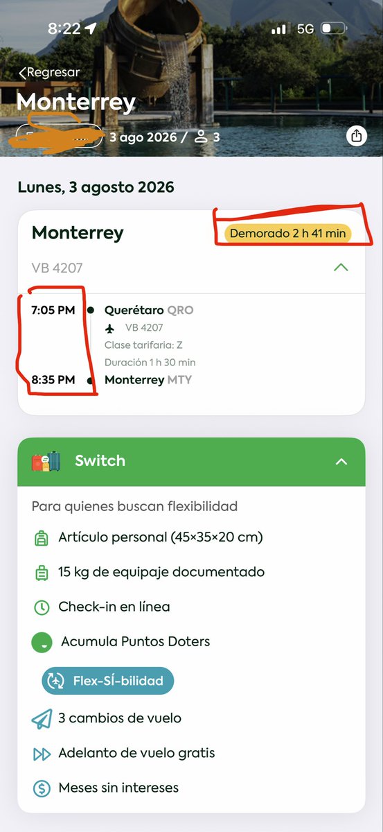 melissasarai's tweet photo. @VivaAerobus eres una vergüenza! En el vuelo de Qro - Mty 4207 que salía a las 7:05 pm.. viene demorado, la nueva salida “probable” es a las 10:16 pm. En su mostrador su empleado se puso prepotente diciendo que no iba a dar ninguna compensación porque en su app dice “2h40”.. https://t.co/5yCLSA8Bsz