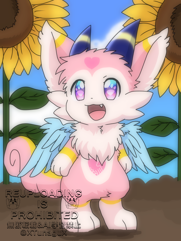 XTunaguX's tweet photo. 8月だね！🌻
子供たちはどんな夏休みを過ごしてるのかなぁ。
お仕事の方も、暑い中お疲れ様！✨

＃つなぐあーと https://t.co/vWvFR0BzLg