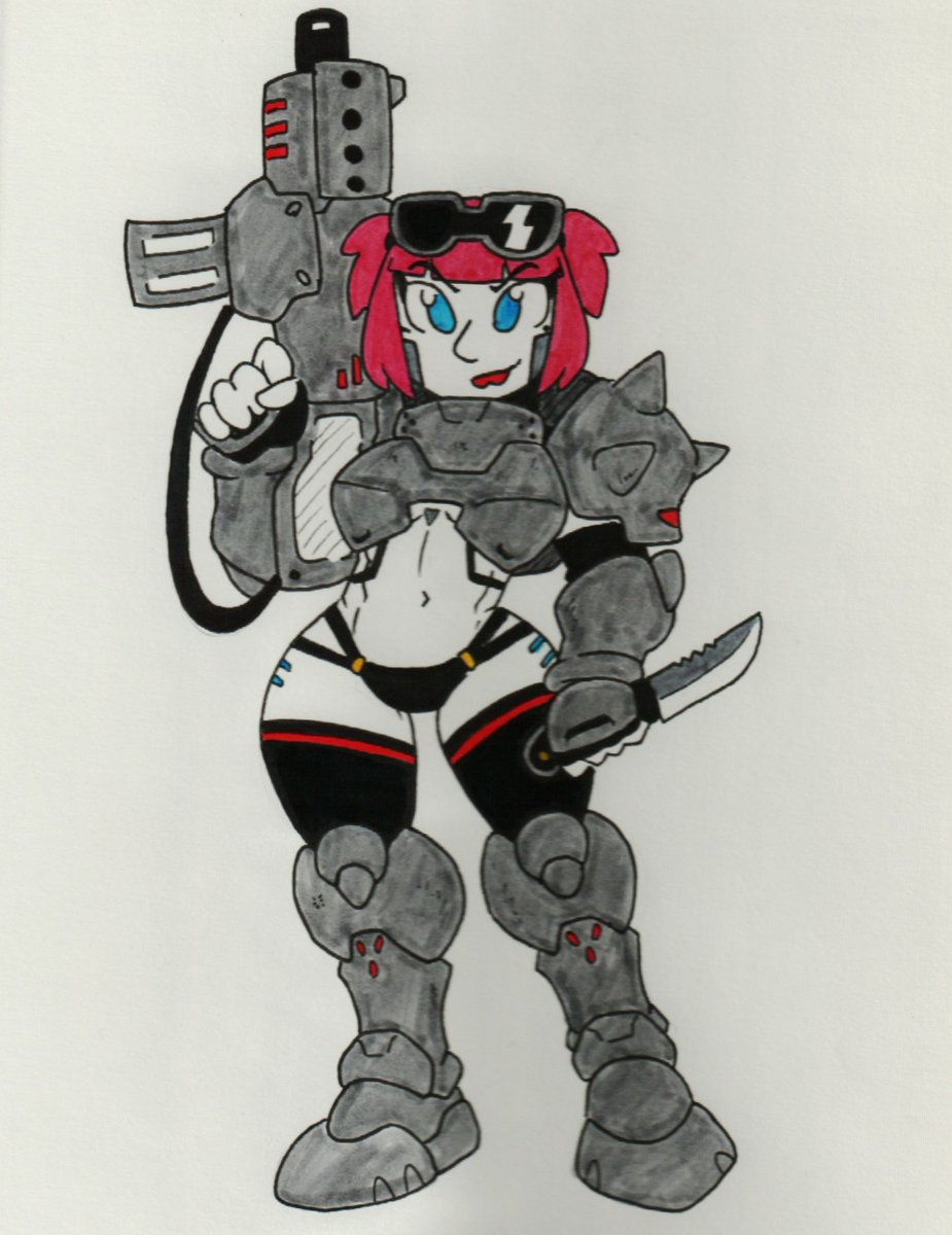 Kaperuzo4's tweet photo. Battle armor
War Ready Midriff

Usagi (Shimabetsu)

#originalart #OCㅤㅤ https://t.co/C7cC6oPOGO