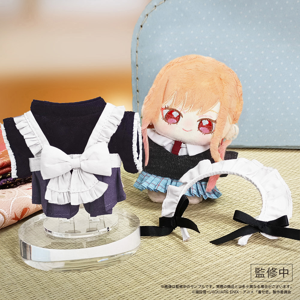 patty3_info's tweet photo. ℕ𝕖𝕨𝕤！

一緒に暮らすぬい
TVアニメ「その着せ替え人形は恋をする」Season 2
喜多川 海夢
第15話私服セット

いつぬいおきがえシリーズ
TVアニメ「その着せ替え人形は恋をする」Season 2
黒江雫 文化祭恥辱喫茶Ver.衣装

〖明日 8/7 正午12:00〗より
パティスリー公式通販にて販売いたします！
#着せ恋アニメ