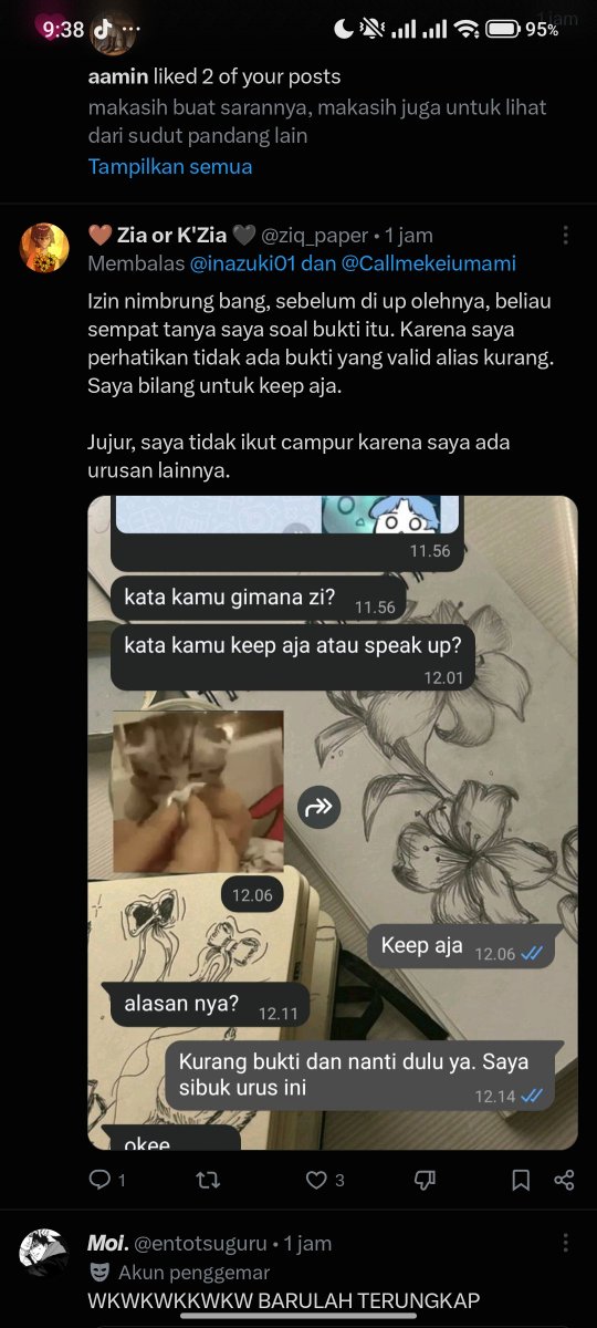 inazuki01's tweet photo. ternyata oh ternyata stella itu udh diperingatkan tapi malah ya gitu deh karna hasutan antek antek nya, padahal kalo buktinya udh cukup kan enak https://t.co/AEDp5ynWup
