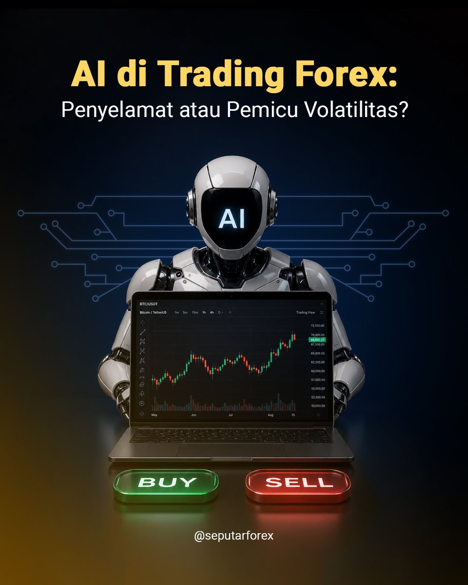 seputarforex's tweet photo. (1/2)
AI membaca pasar lebih cepat dari manusia.
Tapi saat ribuan AI bereaksi bersamaan, apakah itu peluang atau ancaman bagi trader forex?
Cari tahu jawabannya di sini: https://t.co/PgyfXdFdOi
#ForexIndonesia #AITrading #TradingForex #forexindonesia #ForexTrader #InfoTrading https://t.co/hb8bwGwbnu