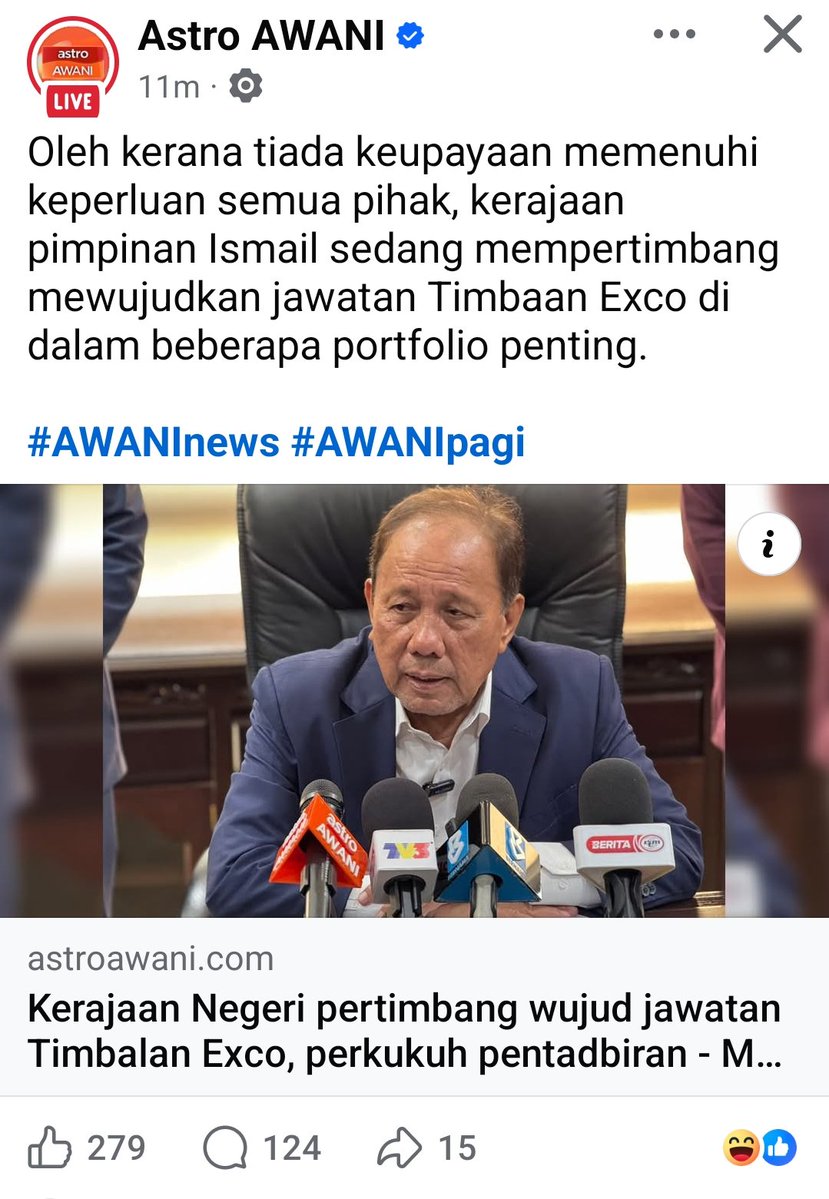 KlutzyKucing's tweet photo. Tok Min elok2 je tadbir tanpa Timbalan Exco. Apa pula yg membebankan sekarang? Keperluan bahagikan ghanimah kannnnn??

Duit dalam akaun negeri tengah banyak tu .. kongsi2 laa dengan kawan2 kannnn? https://t.co/w4zBJpDz6j