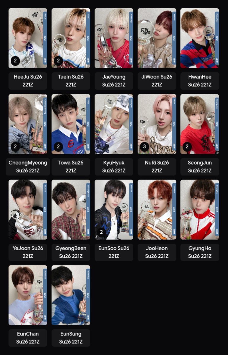 cherishthiscat's tweet photo. wts idntt objekt

summer26 itsnotover 221 kids return 2nd win music bank heeju taein jaeyoung jiwoon hwanhee cheongmyeong towa kyuhyuk Nuri seongjun yejoon gyeongbeen eunsoo jooheon gyungho eunchan eunsung

15k / $1 each, ina ewallet seabank paypal fnf gns wise, bulk = discount https://t.co/ZhdUSe584N