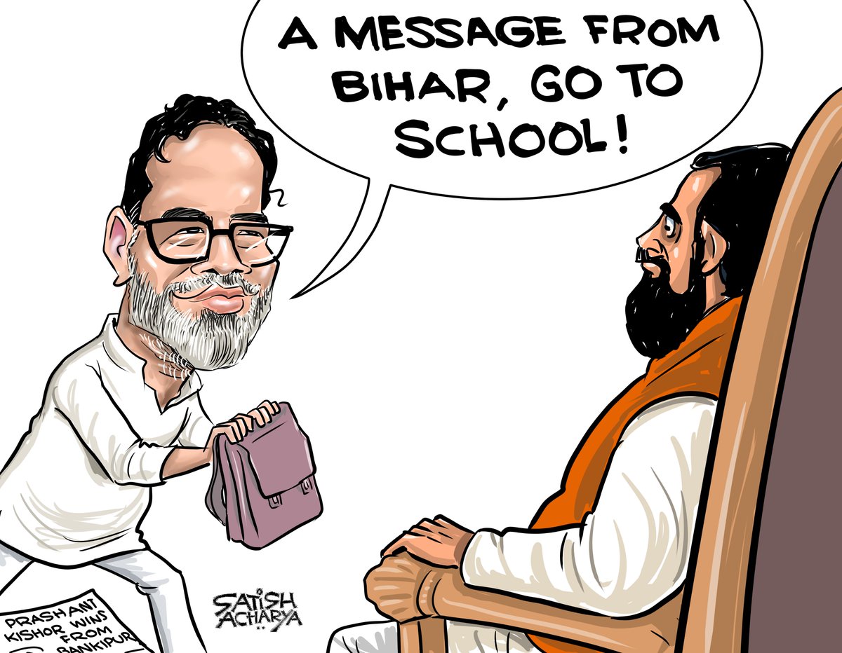 satishacharya's tweet photo. Prashant Kishor breaches BJP fort to win Bankipur seat! #PrashantKishor #BankipurByElectionResult https://t.co/Us8ukKqLVi