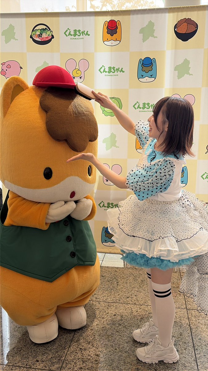 uug2_ayura's tweet photo. この後全身びちょ濡れになるとも知らずに群馬ちゃんに｢馬が大好きなのー｣と伝えれて浮かれてる私🐴🩵

 #ぐんまちゃん
 #にきちゃん
 #新メンバー
 #TIF026 https://t.co/cEOtbRCt4e