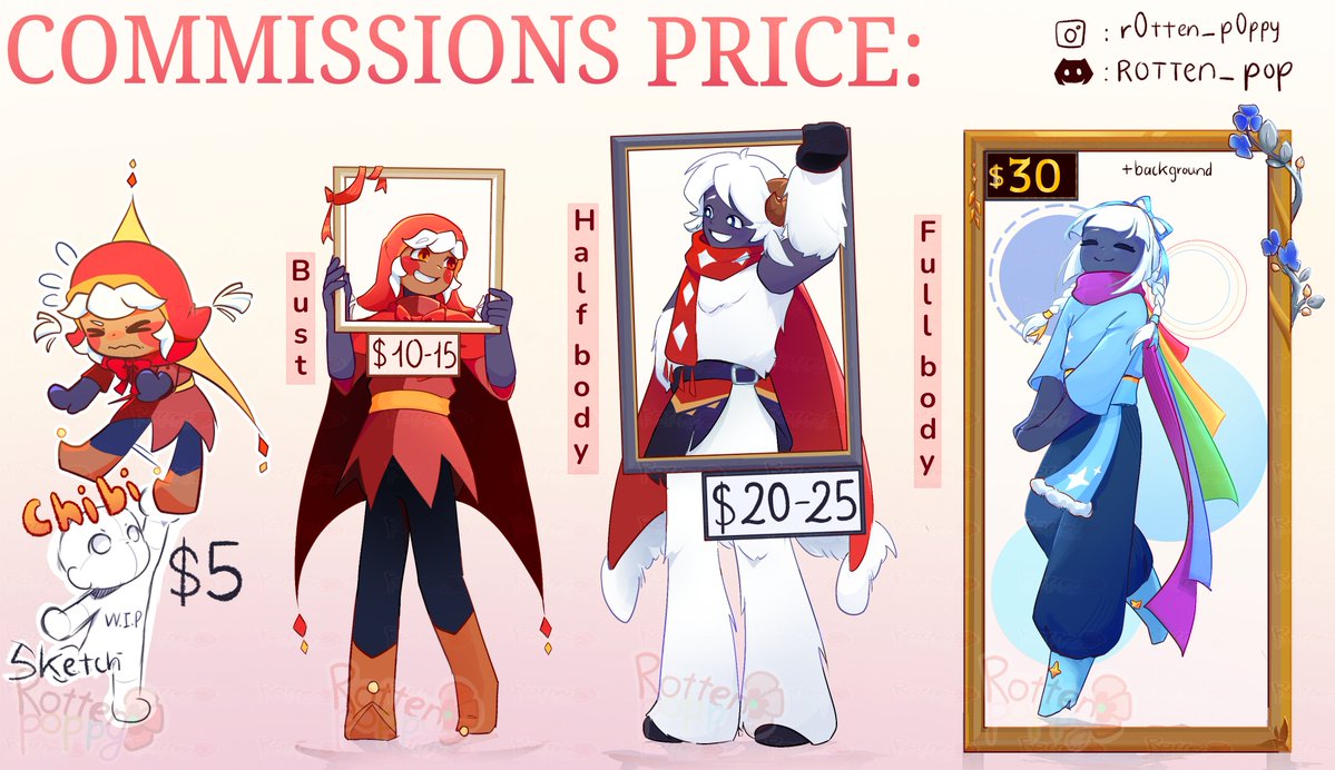 Rotten_popp1's tweet photo. 💜HELLO EVERYONE I'm now officially opening commission.💜

 I'm RottenPoppy. I create colorful character illustrations, OC art, fan Art, and more-🧵 https://t.co/EaNUb5fvcL