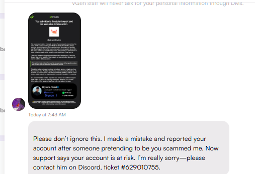 akanistudioo's tweet photo. Please be aware of commission scammers

Recently, our team at aKANI Studio received three commission requests that unfortunately turned out to be scams

A small thread⬇️ https://t.co/SOMvhIdIJ3