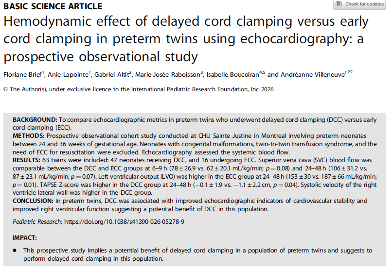 natetexsun's tweet photo. Do you delay cord clamping with twins? This study may give some reassurance that it is safe and maybe beneficial. A🧵of my thoughts. @MySMFM @EBNEO https://t.co/0WYcG0w4Ju https://t.co/pL31HMnC7A