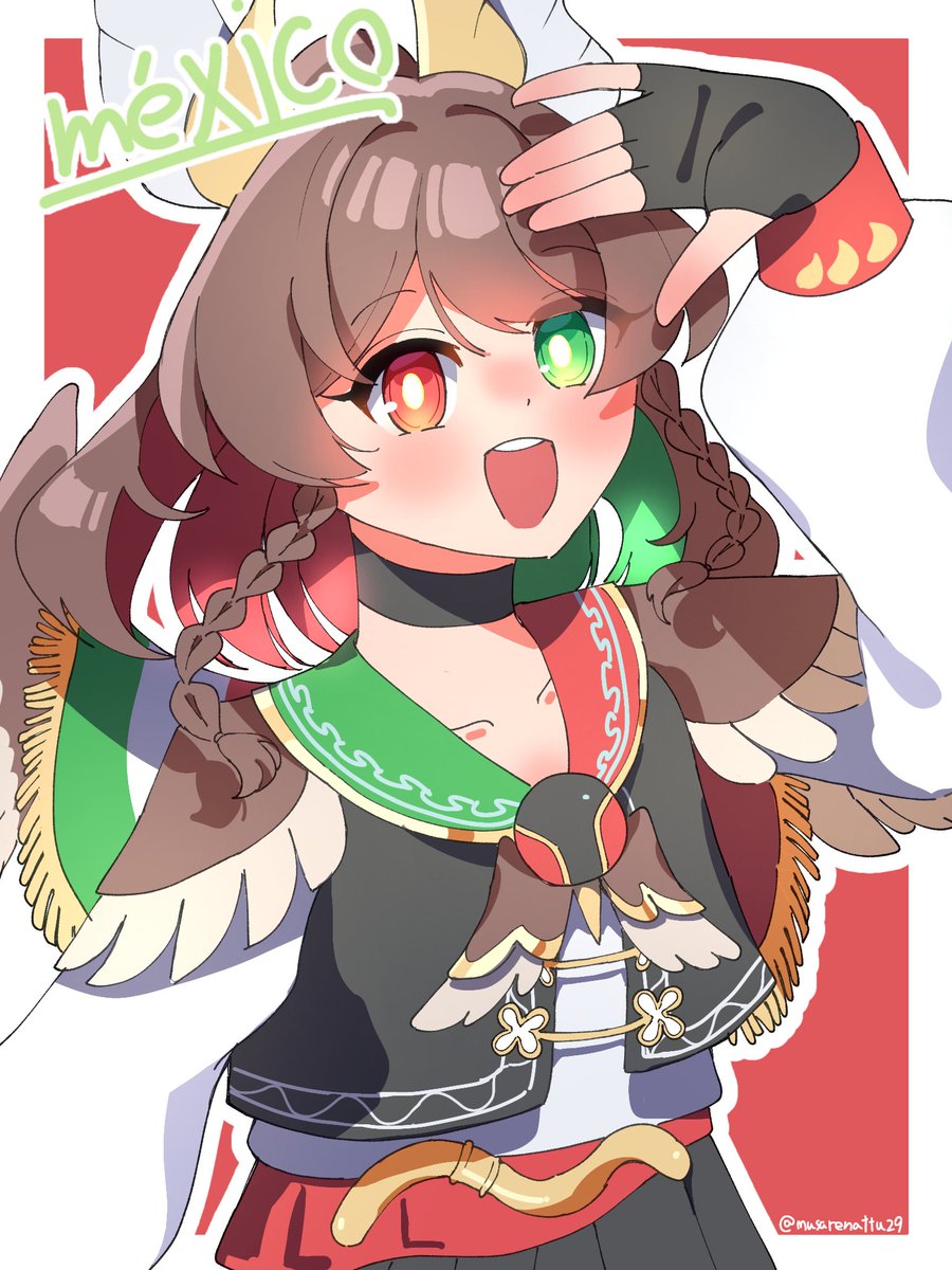 musarenattu29's tweet photo. #国旗娘
🇲🇽ちゃん！ https://t.co/NPhoIskcXL