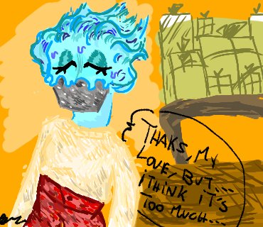 ManosSuaves_'s tweet photo. AAAAH I REALLY FEEL LIKE IT LOOKS AWFUL...but I forgive myself because it's been years since I last drew digitally... 

Day 1: Gifts
#qprradiostaticweek2026 
#RadioStatic https://t.co/yyzYPJOUKs