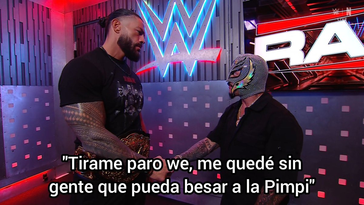 MrDabliuh's tweet photo. Se viene el Jefe Tribunal en AAA #WWERaw https://t.co/DGAzYoceFv