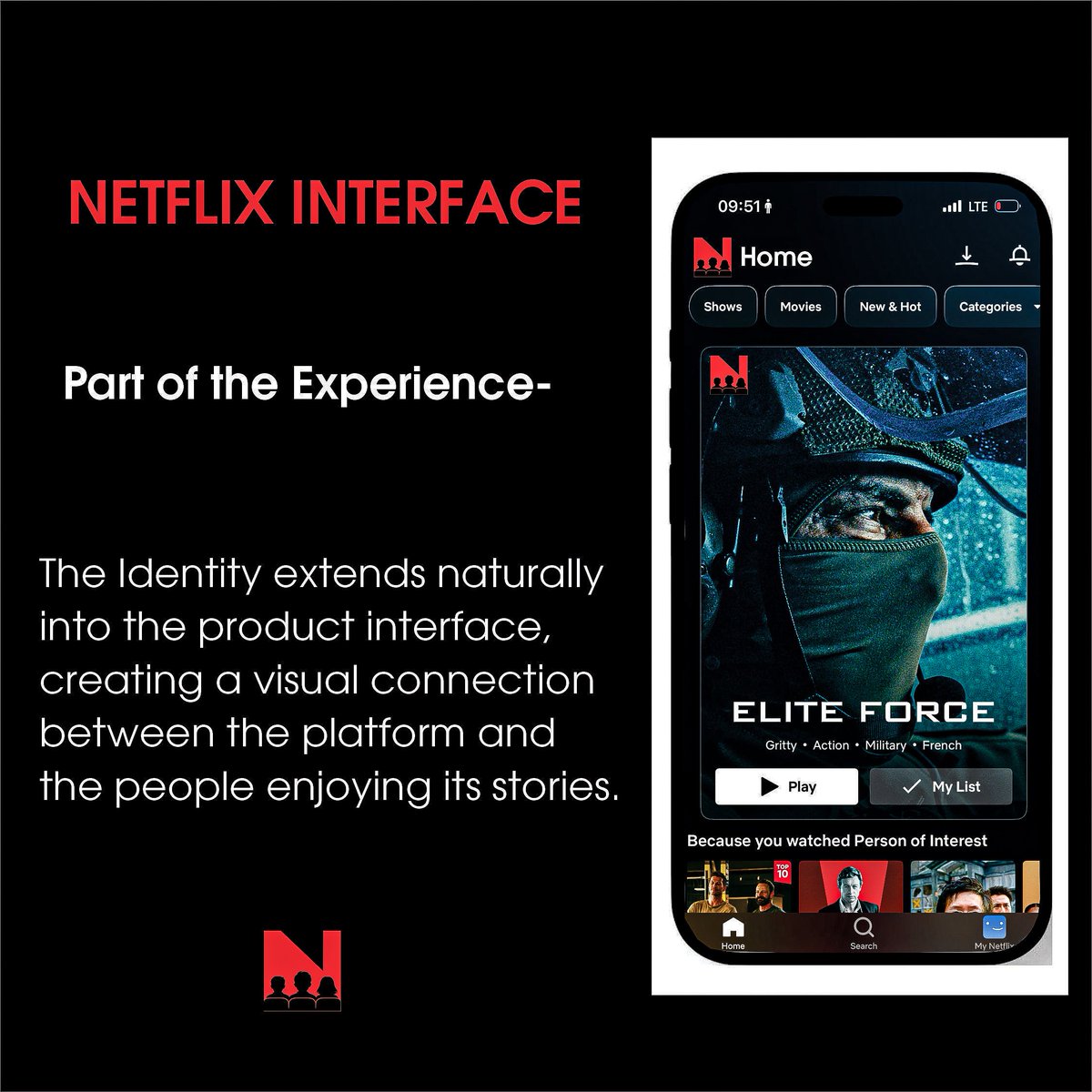 StonecodeDesign's tweet photo. Section B

The Complete presentation of my independent Netflix branding concept.

Not affiliated with, or endorsed by Netflix. 

#GraphicDesign #netflix https://t.co/dnU9tIySXI