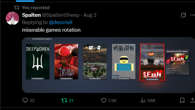 SpaltenSheep's tweet photo. porta boy just liked my tweet you better FIX YOUR DAMN GAME!!!!!!!!!!!!!!!!!!! #itemasylum https://t.co/VGhkV7FZPp