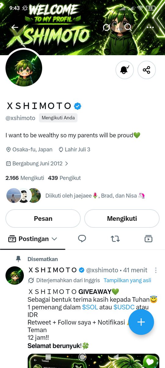 crnvnl's tweet photo. @xshimoto Done 🔥🔥🔥
@pemfeksion @inimahdapet @mofabulouss2dc @dikitlagikelar https://t.co/gGeNGDHngd