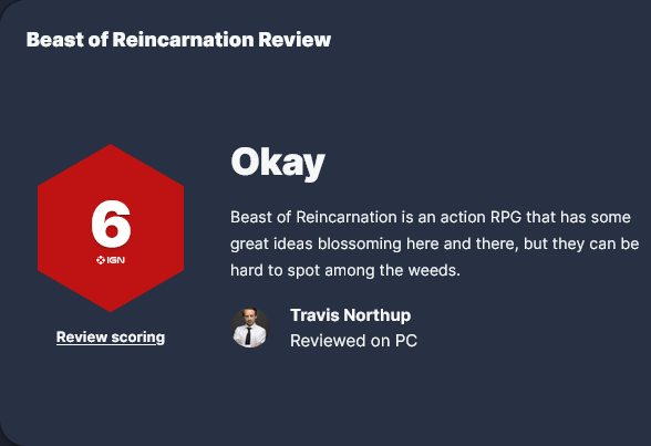 donnyjtrumpeter's tweet photo. @Genki_JPN The IGN review is from Travis Northup, the guy who gave Crimson Desert a 6/10 and Marathon a 9/10. https://t.co/A46dyZurn3