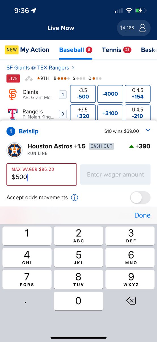 Ethan_Rewerts2k's tweet photo. A 10th, yes TENTH, Sportsbooks has fallen victim to my action. The 🤡s @FDSportsbook had to limit me to pennies because they couldn't beat me. Pathetic risk team. Cowards. #Gambling𝕏 #GamblingTwitter https://t.co/QiRMYsAizU
