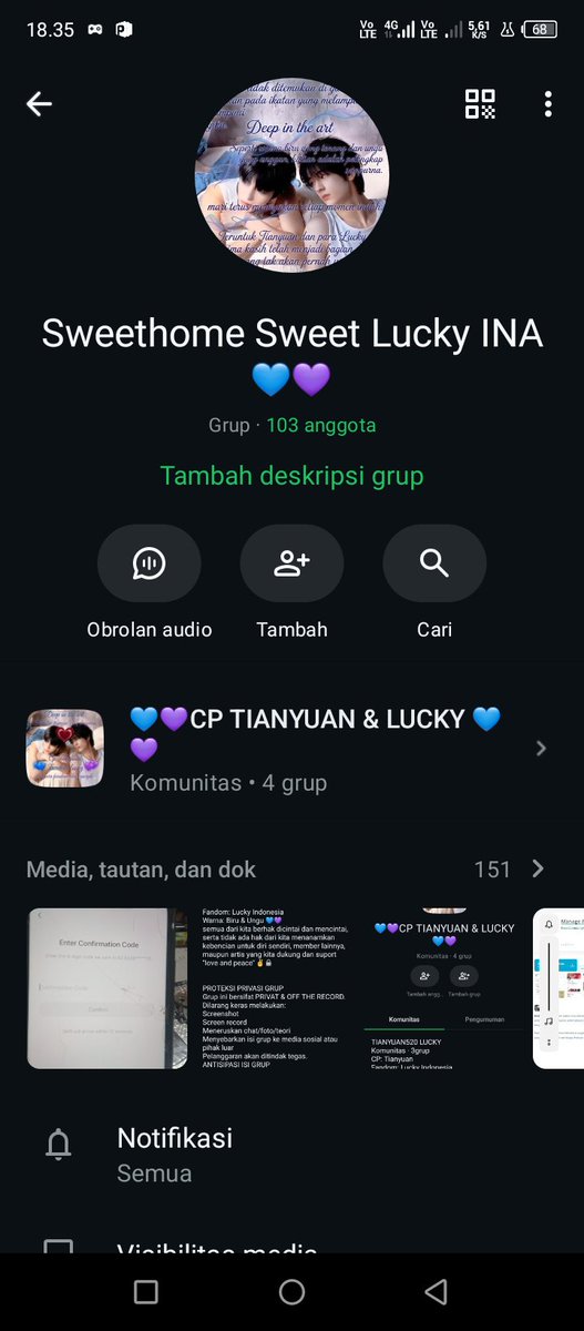 lucky_indon's tweet photo. Halo, Lucky! 💙💜

Selamat datang di Lucky Indonesia, Indonesian Fanbase yang didedikasikan untuk mendukung Ollie Liutianyue & Li Shuyuan.

Di sini kita akan berbagi update terbaru, foto, video, project, event, dan berbagai momen spesial mereka. Mari tumbuh bersama sebagai komunitas yang positif dan penuh cinta.

Terima kasih telah menjadi bagian dari perjalanan ini. Mari kita dukung Ollie & Shuyuan bersama-sama! 💙💜

📍TikTok: @lucky_indonesia
📍Instagram: @lucky_indonesiafc
📍X: @lucky_indon

#LuckyIndonesia #OllieLiutianyue #LiShuyuan

------------
Hello, Lucky!💙💜

Welcome to Lucky Indonesia, an Indonesian fanbase dedicated to supporting Ollie Liutianyue & Li Shuyuan.

Here, we'll share the latest updates, photos, videos, projects, events, and all the precious moments of Ollie & Shuyuan.

Let's build a positive and loving community together.

Thank you for being part of this beautiful journey. Let's support Ollie & Shuyuan together! 💙💜

📍TikTok: @lucky_indonesia
📍Instagram: @lucky_indonesiafc
📍X: @lucky_indon
Link gc  https://t.co/B4pbaoHhgt

#LuckyIndonesia #OllieLiutianyue #LiShuyuan