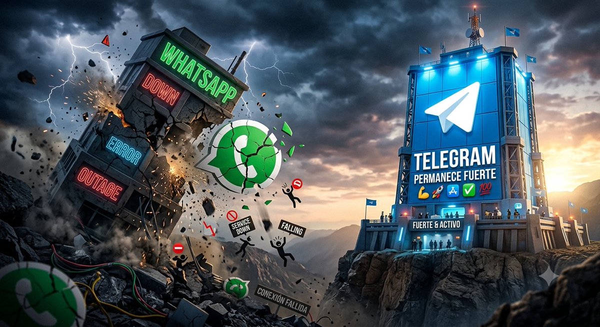 Balbuena_127's tweet photo. Hola chicos, con la novedad de que se les cayó WhatsApp a nivel mundial hoy lunes 3 de agosto. Usuarios a nivel mundial reportaron fallos al mandar mensajes, sobre todo al compartir imágenes y mensajes de voz. Una de las razones por las cuales no uso WhatsApp y uso Telegram. https://t.co/6HAwEdMTUx