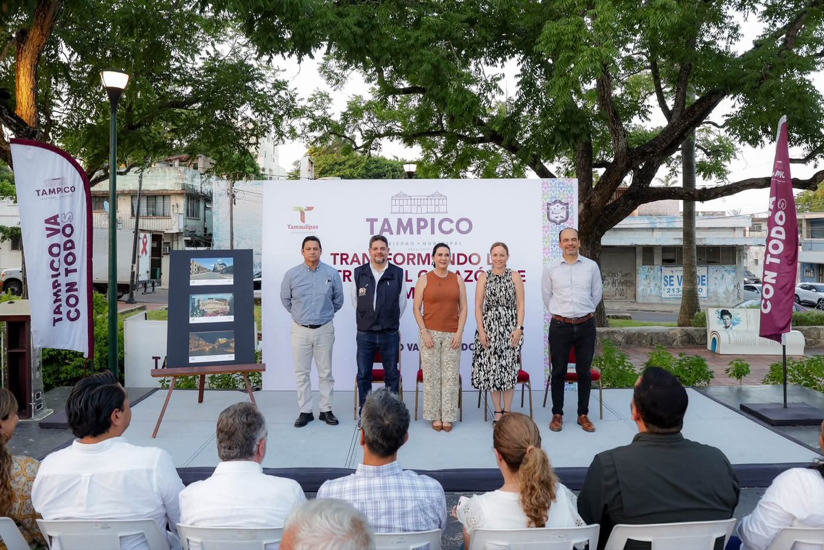 CorazonUrbanoAc's tweet photo. 🎨🏛️ Celebramos el inicio de la transformación de uno de los accesos más emblemáticos de Tampico. Acciones que fortalecen la identidad urbana, preservan el patrimonio arquitectónico y contribuyen a una ciudad de la que todos podamos sentirnos orgullosos. https://t.co/UpBfkKcCZa