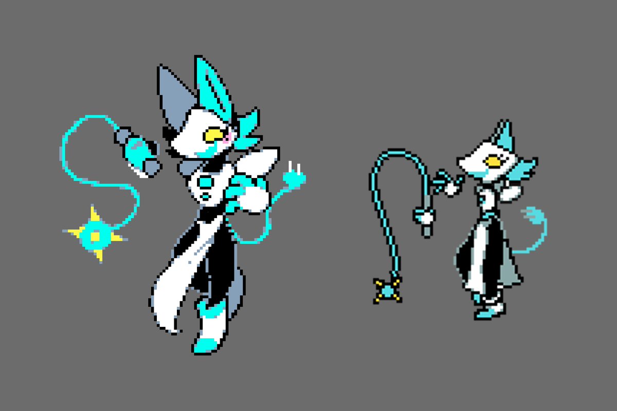 Dokomar2's tweet photo. Tried to make her from my memory 
Why does she lack so much pixels like feed that lady xd 
#deltarune #tasquemanager https://t.co/Em2teEugUv