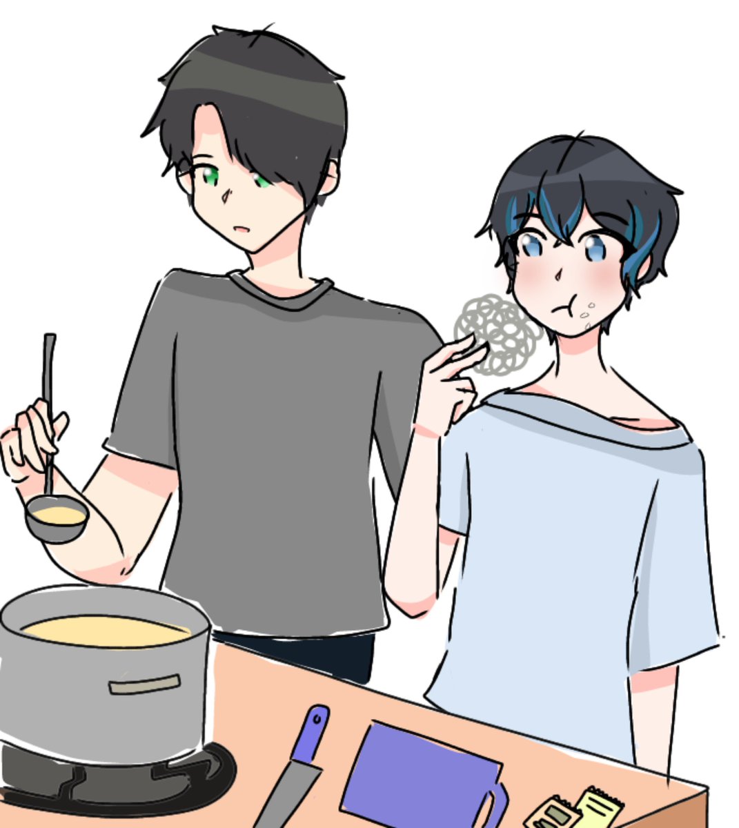 bananamiruu's tweet photo. Masak soto #PhonesKitty https://t.co/2svUk45SO5