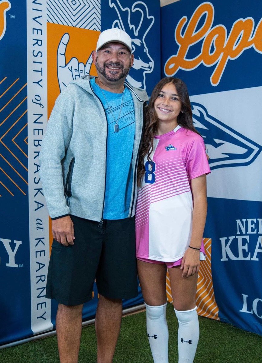 Alli_soccer8's tweet photo. I’m SO excited to announce my verbal commitment to continue my academic and athletic career at the University of Nebraska Kearney! Thanks to my family, teammates and coaches for everything and thank you to Coach Rob for this incredible opportunity to play at the next level! https://t.co/pBcUHJ16J0