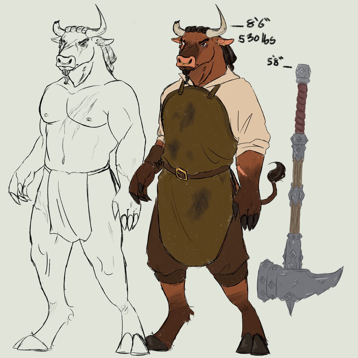 Two_Leaf_Cl0ver's tweet photo. Character ref for him https://t.co/SyxkB2iFRN