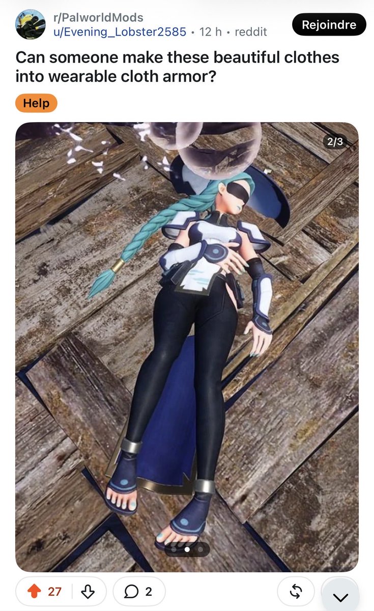peeaanuuutt's tweet photo. @Palworld_EN Please add NPC outfit as wearable cloth armor. It could be a questline reward for exemple, kind of like the Depresso one and also the tower boss outfit would be nice. It could be a great improvement to player customization. https://t.co/a5e4iFKN5D