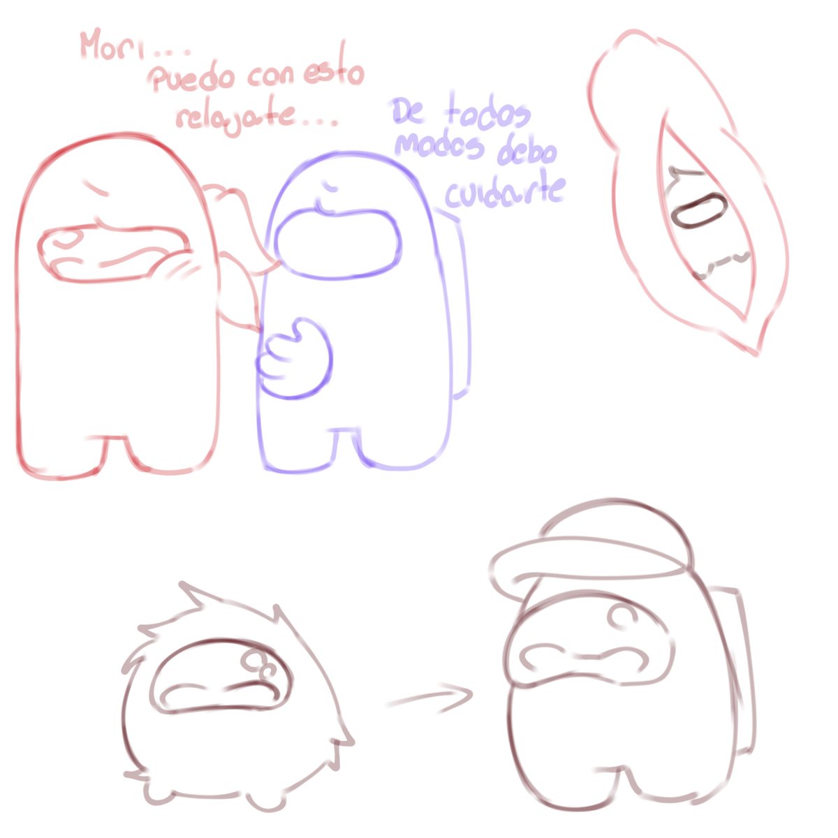 Mimi_makedraw's tweet photo. Primer vistazo de los hijitos de Mora y Rojo
Mis seguidores de Twitter tendrán contenido anticipado y arte que no puedo subir a Tik Tok jiji

Primero nació Guinda, de rojo. Morado estuvo insegura durante todo el brote 
Después esta Magenta, Mora no confiaba en rojo jiji https://t.co/YsFB7a8f5K