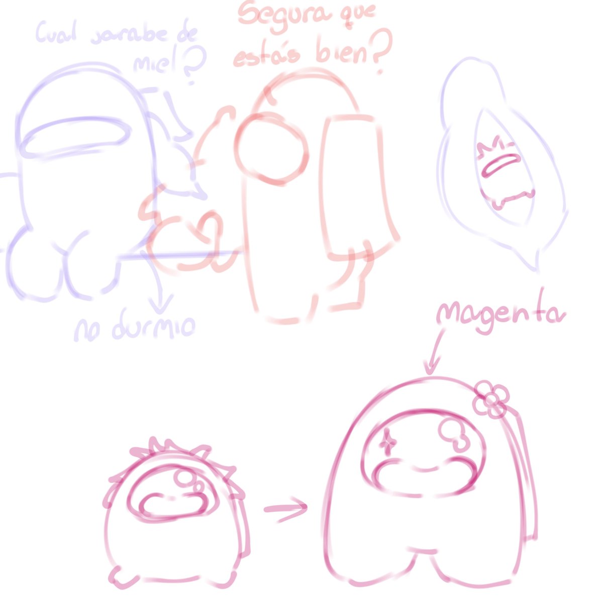 Mimi_makedraw's tweet photo. Primer vistazo de los hijitos de Mora y Rojo
Mis seguidores de Twitter tendrán contenido anticipado y arte que no puedo subir a Tik Tok jiji

Primero nació Guinda, de rojo. Morado estuvo insegura durante todo el brote 
Después esta Magenta, Mora no confiaba en rojo jiji https://t.co/YsFB7a8f5K