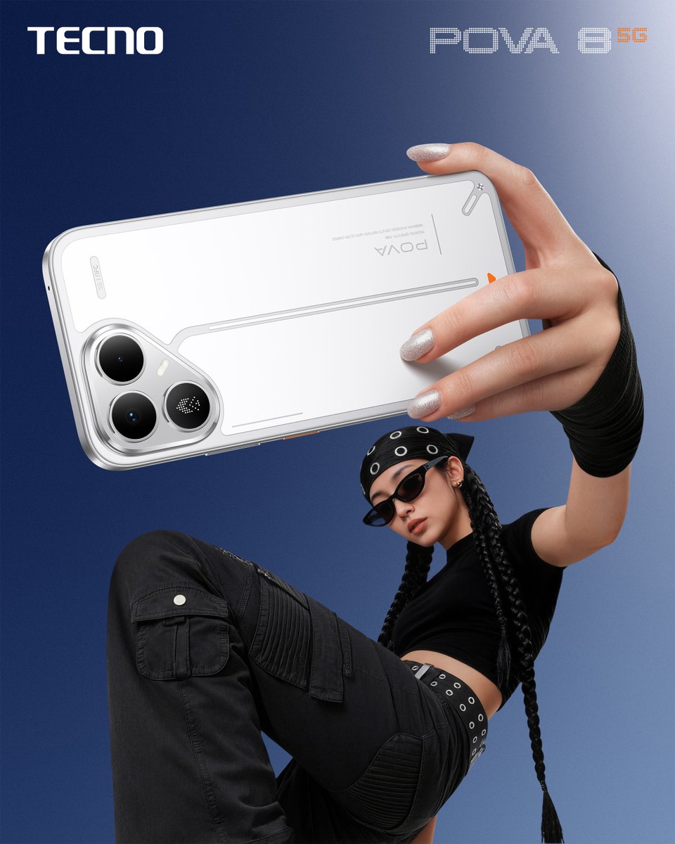 tecnomobile's tweet photo. Color hits different when it's part of the look.
POVA 8 5G moves with your style in Graphite Black and Arc White.
#POVA85G #LightUpYourPower #TECNOAI https://t.co/WSvZJls5J2