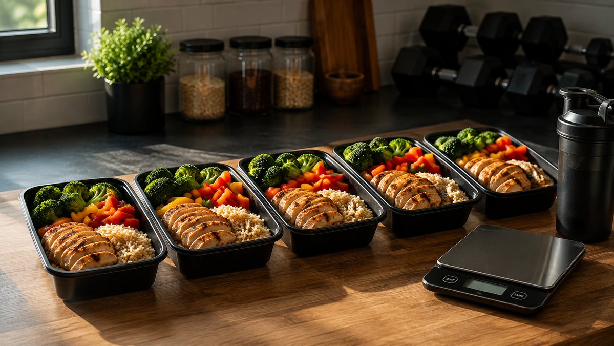 gainbunker's tweet photo. Good nutrition usually looks repetitive. https://t.co/q1ksRBC4B7